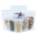 Matt Transparent Plastic zip packing bags stand up pouch,